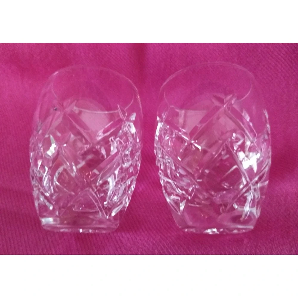 Waterford Crystal Shot‎ Glasses Vintage Signed Classic 1oz Set of 2
